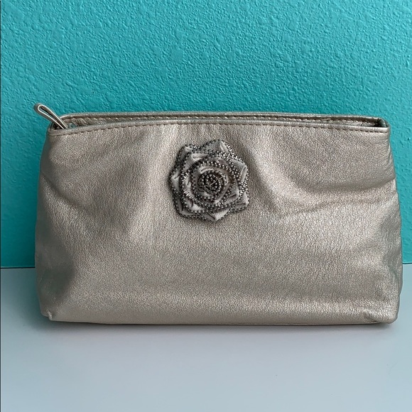 Lancome Handbags - Metallic Gold Cosmetic Bag